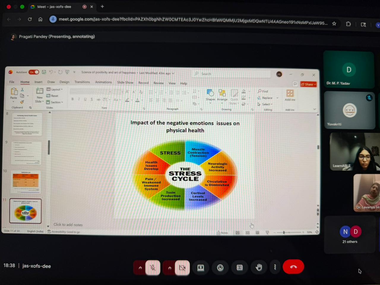 LearnABLE × YUVAKRITI webinar — session in progress
